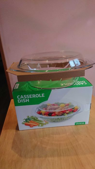 Vas termorezistent cu capac 33x21x14 Vivess