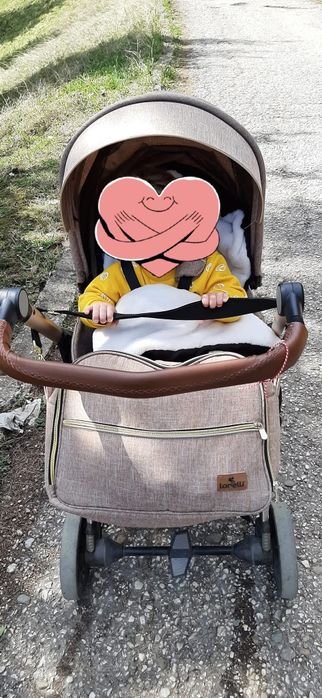 Детска количка с два коша