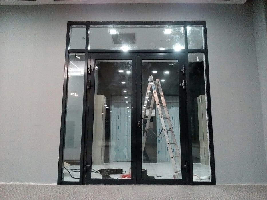 Пластик, алюминий есік,терезе витраж