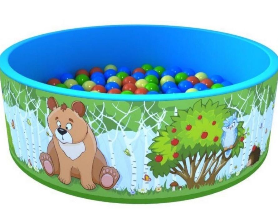 Продам детский горка + сухой бассейн