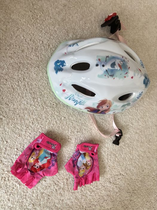 Каска за колело, ролери, тротинетка детска, подарък ръкавици