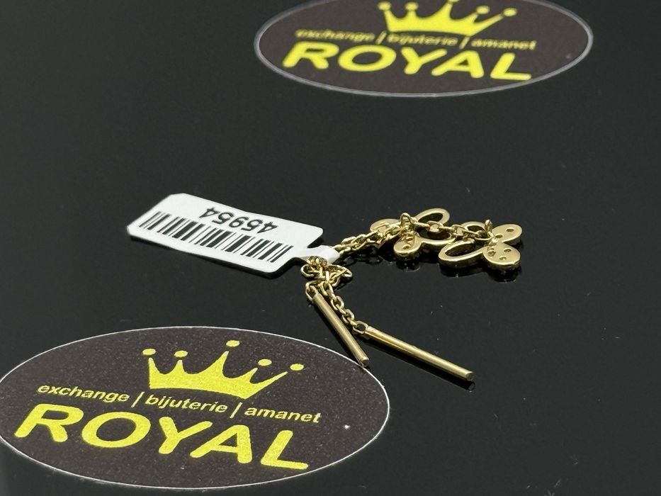 Bijuteria ROYAL : Cercei AUR 14K / 1.71 GR