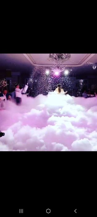 Аренда тяжёлого дыма аппарата и холодного фонтана