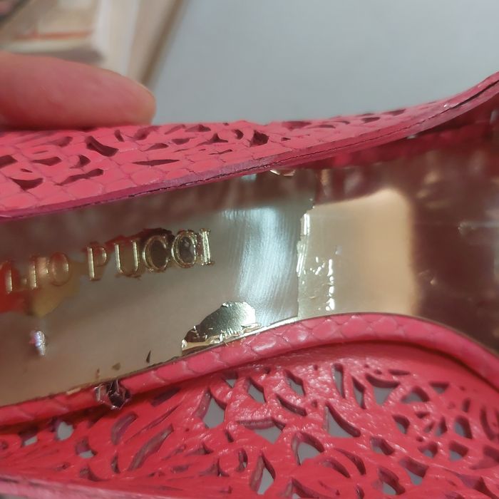 Pantofi de piele Emilio Pucci