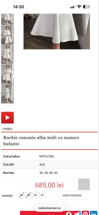 Rochita eleganta de vanzare