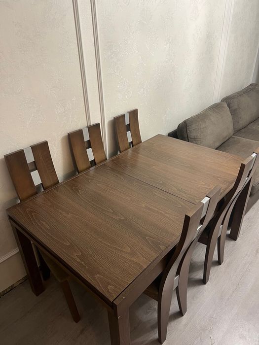 Стол со стульями италия диван