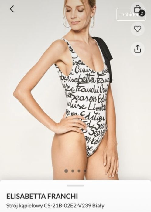 Elisabeta Franchi -costum de baie