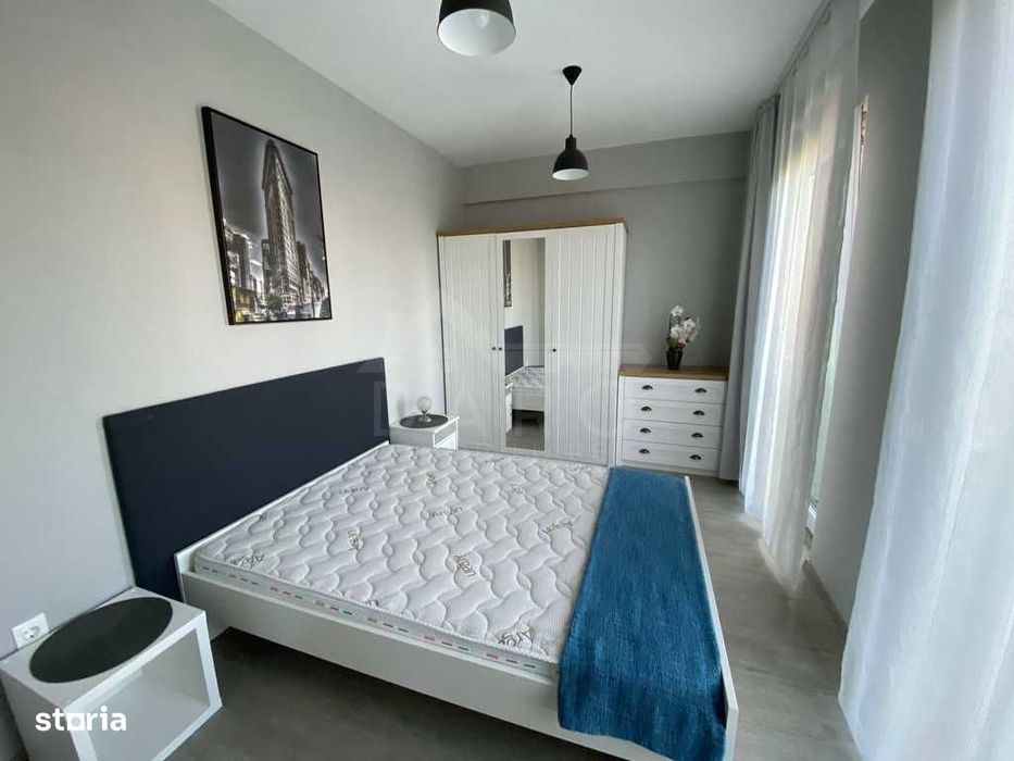 Inchiriez apartament modern 2 dormitoare+living, bloc nou centru