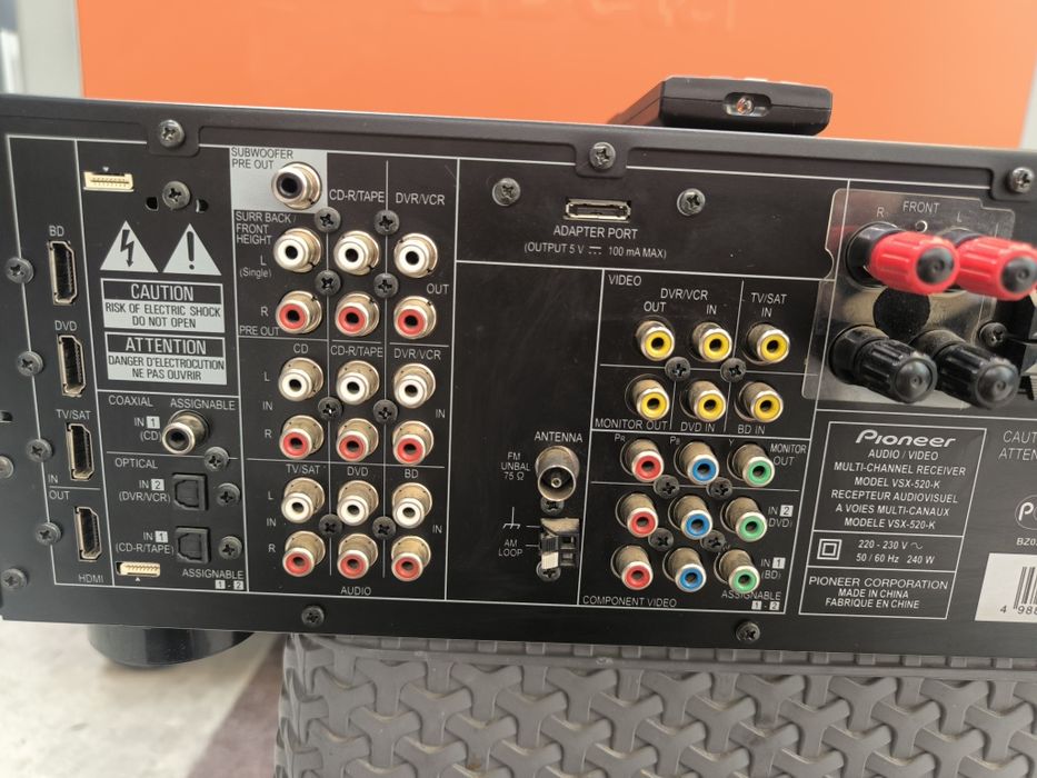 Pioneer vsx 520  7.1 channel