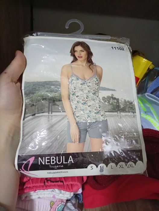 Пижама двойка ламка шорти