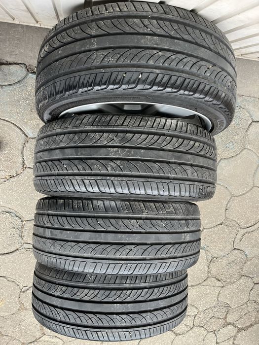 Jante aliaj 5x120mm, anvelope vara 225/40 R18, BMW E46 E90 E91 E81 E87