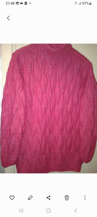 Свитер ручной вязки р46
