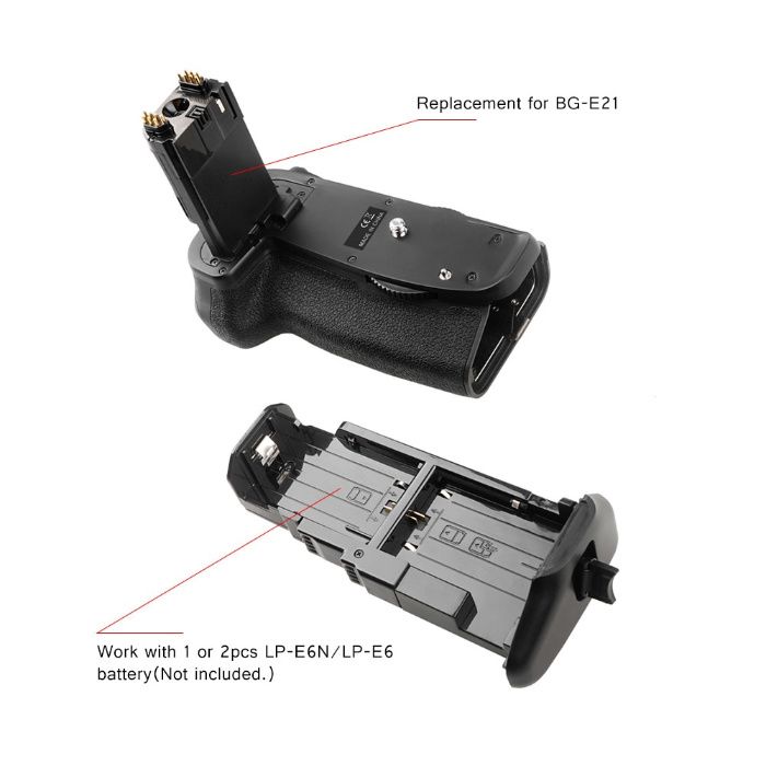 Grip replace BG-E21 pentru Canon 6Dmk2, mark2, mkii