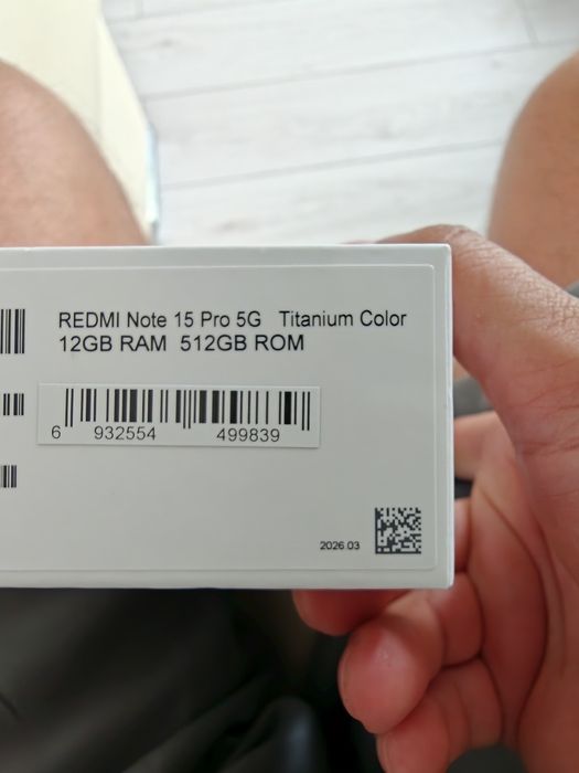 Redmi Note 15 Pro 5g 12gb RAM 512 GB Stocare