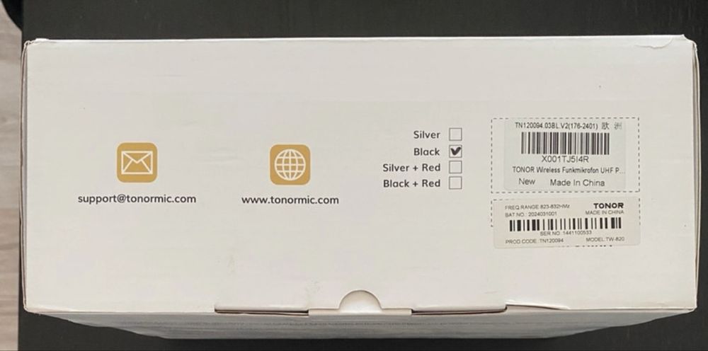 Sistem de Microfoane Wireless UHF Tonor TW820