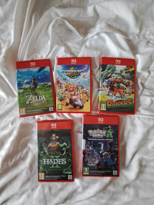 Vand 5 jocuri Nintendo Switch 2 ( nu vand jocurile separat )