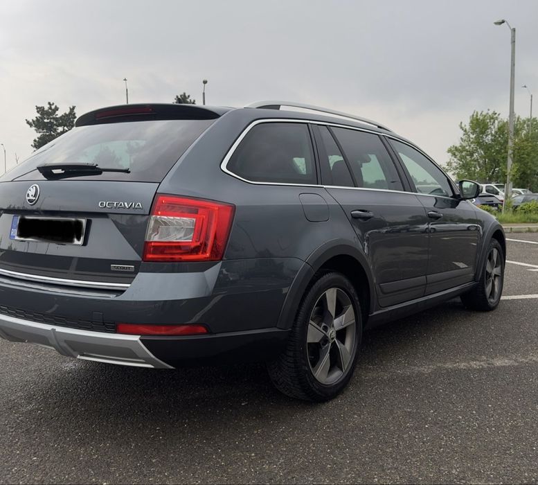 Skoda Octavia Scout DSG AUTOMAT 2.0 TDI  4x4, 2015, EURO 6 fara AD-Blue ^ Revizie + Distributie schimbata