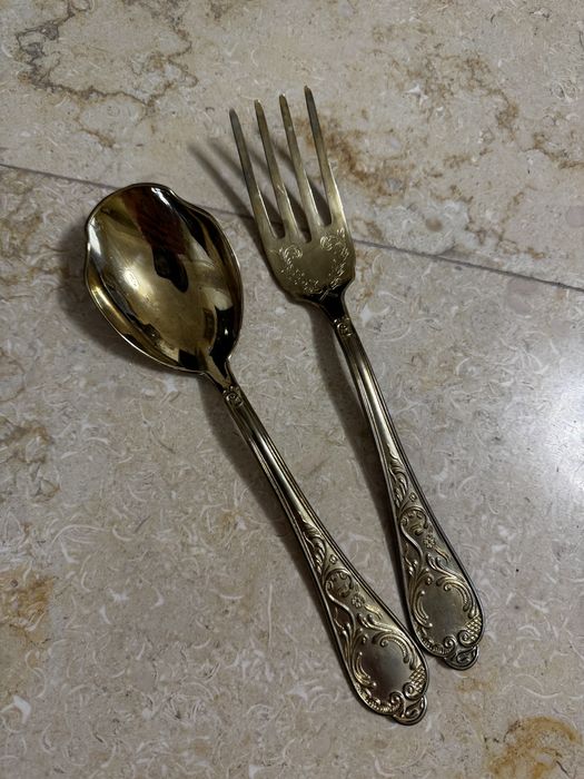 Lingura pentru salata si furculita pentru gratar