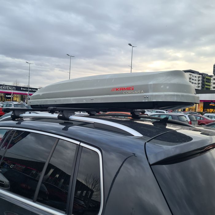 Bare Thule si cutie potbagaj Kamei