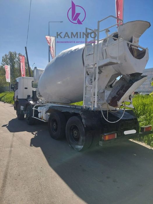 scania betoniera p340, 8x4, pentru dezmembrat.