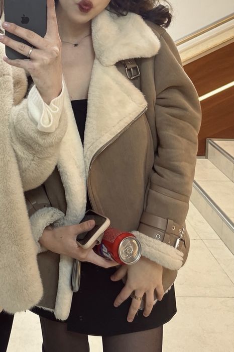 Дубленка от Zara