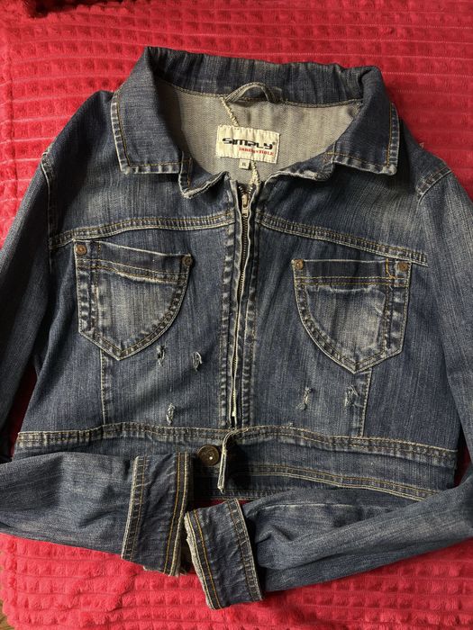 Брендовая косуха из джинсы