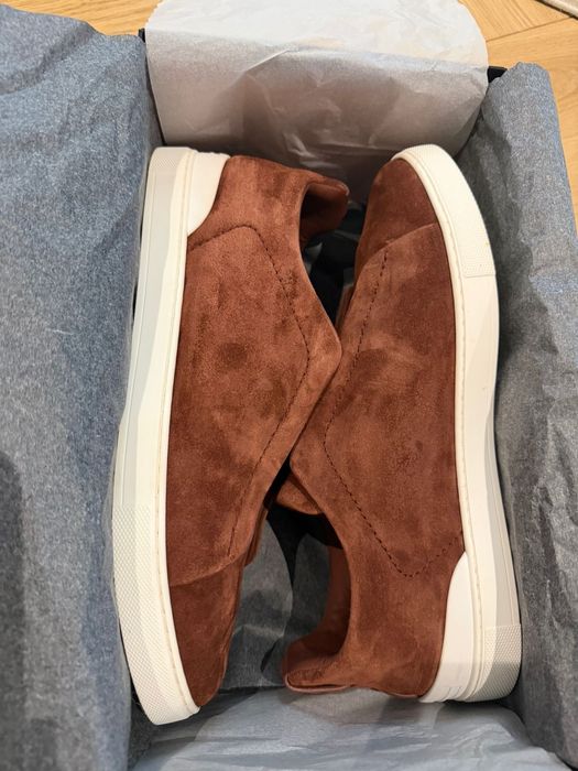 Zegna Triple Stitch piele  – marimea 44