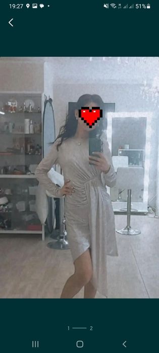 Блестящее вечернее платье!