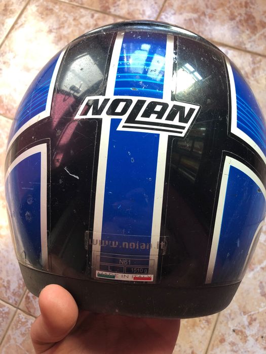 Каска nolan каската е запазена продавам я защото вече не ми е нужна