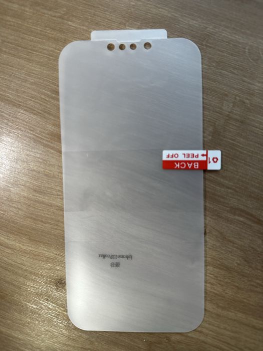 Folii iPhone 13 pro max transparenta privacy silicon