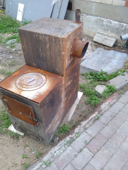 Печ дрова уголь б/у в хорошем состоянии