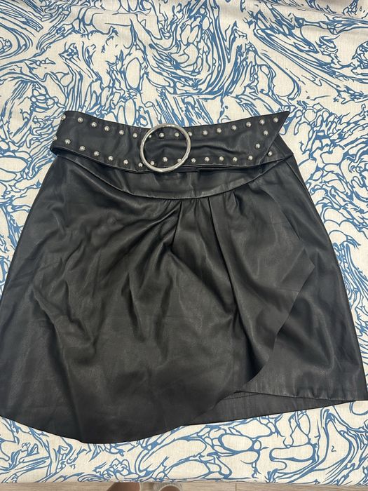 Мини юбка черная