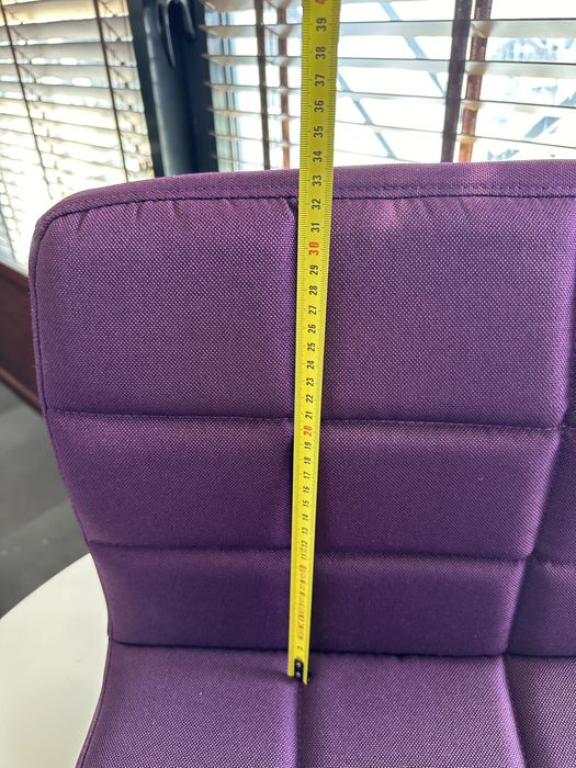 Текстилна седалка за бар стол