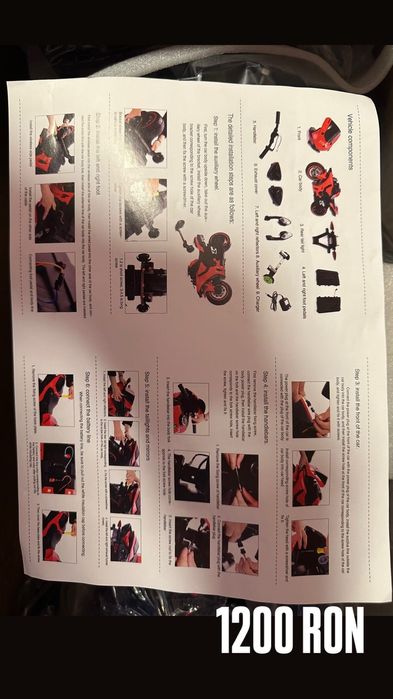 Motocicletă electrica copii