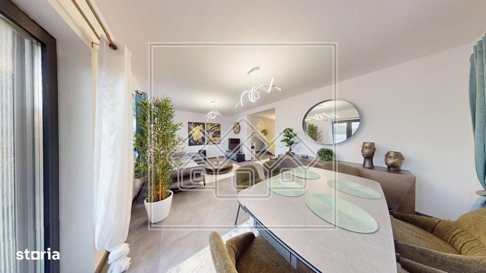 Casa de vânzare în Cristian, Sibiu — Construc?ie 2025, Mobilat? Rovere