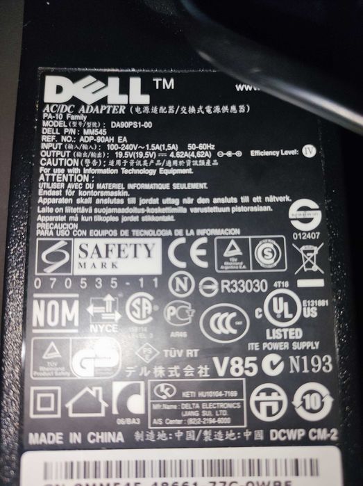 Încărcător original laptop DELL