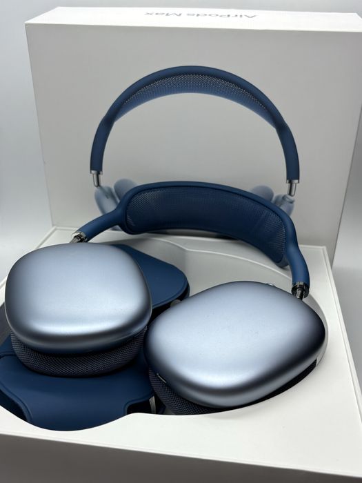 Casti Apple Airpods Max - Sky Blue - Impecabile + Garantie