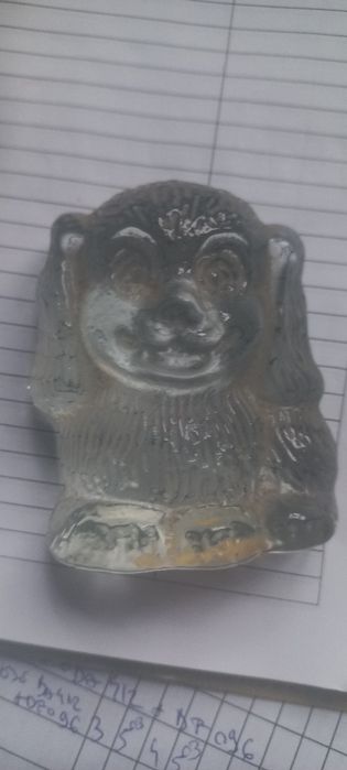 Figurina cățel,din sticla