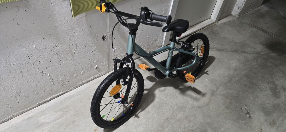 Bicicleta 16 inch 4-6 ani Discover 900 Verde copii