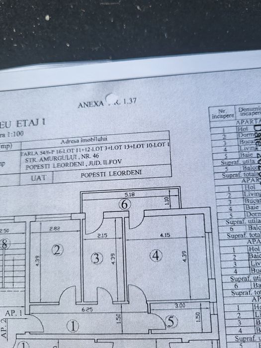 Apartament 2 camere Popesti Leordeni