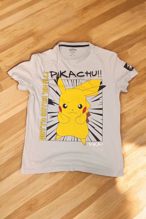 Tricou C&A pokemon pikachu pentru copii de 13 ani