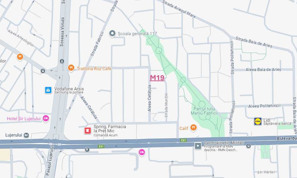 Apartament 2 camere, decomandat, mobilat, zona intersectie Lujerului