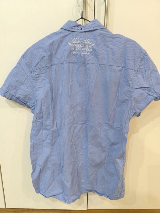 Мъжка риза с къс ръкав