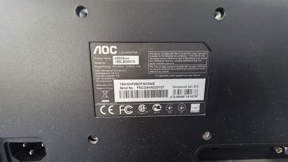Monitor AOC 2013