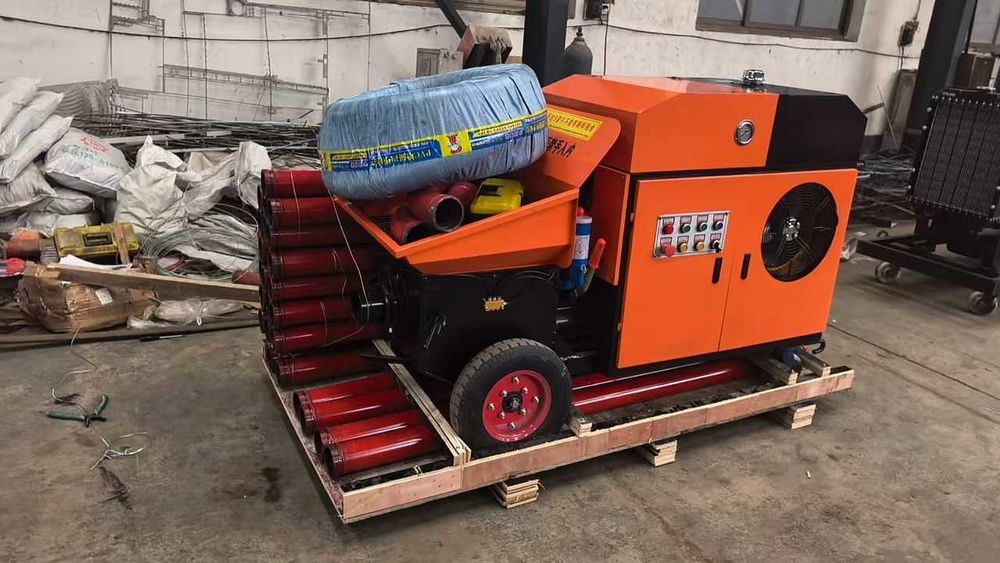 Электрический мини-бетононасос, производительнлстью 8-10 м.куб/час