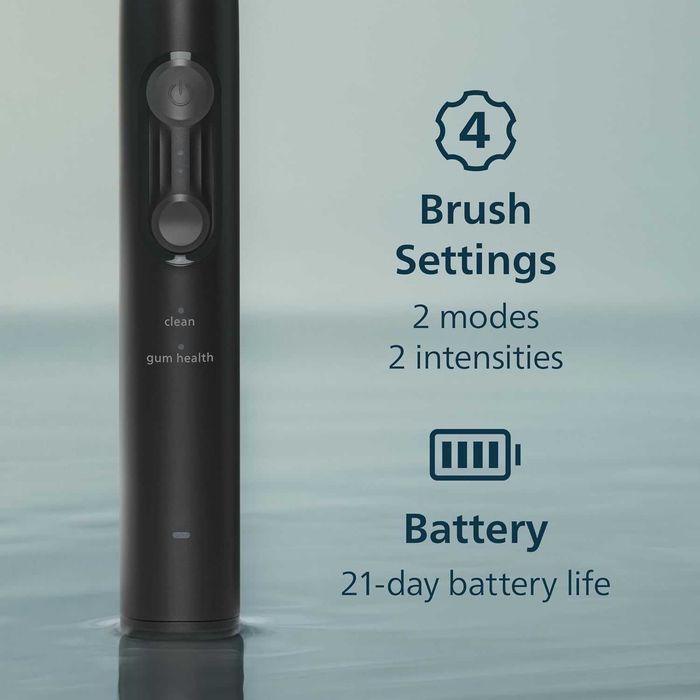 Електрическа четка за зъби Philips Sonicare серия 4000,черна,HX4044/52