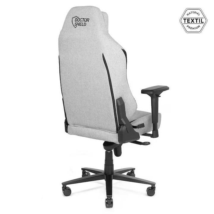 Scaun Gaming Dr.Shield Capsule Textil, Rezistenta 200 KG - Gri