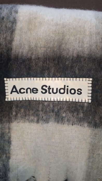 Eșarfă acne studios neagra