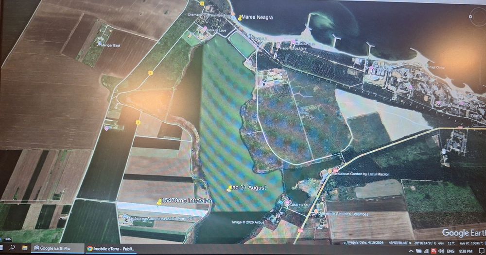 Particular teren intravilan vedere la mare si lac 23 August,pt blocuri