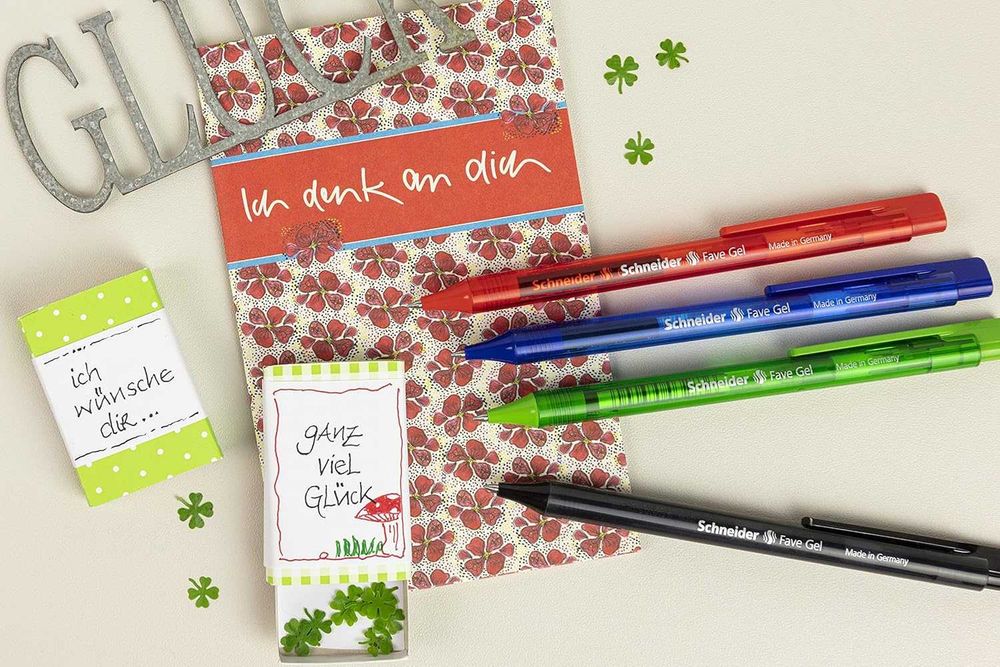 Schneider Fave Click-Top Гел химикалка, черно мастило 10бр за 16.90